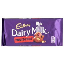 CADBURY DAIRY MILK FRUIT NUT 36G