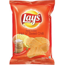 Lays Potato Chips Hot & Sweet Chilli, 52g