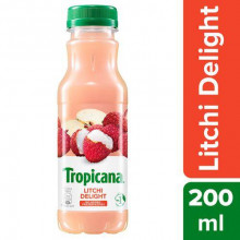 Tropicana Litchi Bottle, 200ml